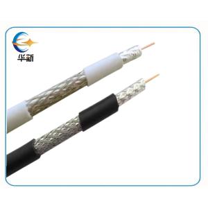 Low Loss Coaxial Cable RG6 LMR400 50 Ohm Flexible PE Jacket Double Shielded For