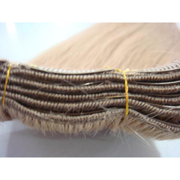 Blonde Hair Extensions Bundle And Closure Straight 100 Grams