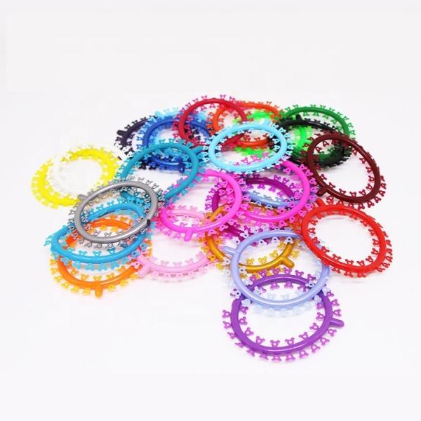 1000pcs/pack Dental Teeth Orthodontic Elastics Ligature Ties Mixed Color