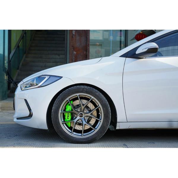 4-поршневой гоночный суппорт Hyudnai большой тормозной комплект 330*28 мм высокоуглеродистый дисковый гоночный и тормозной колодки для ELANTRA 17-дюймовый обод