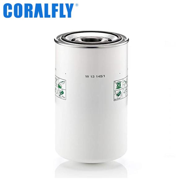 Filtro de óleo 100psi do motor W13145 diesel do ISO 4548-12