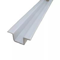 White Color Aluminium Extruded Profiles For Kitchen Cabinet Door U Corner