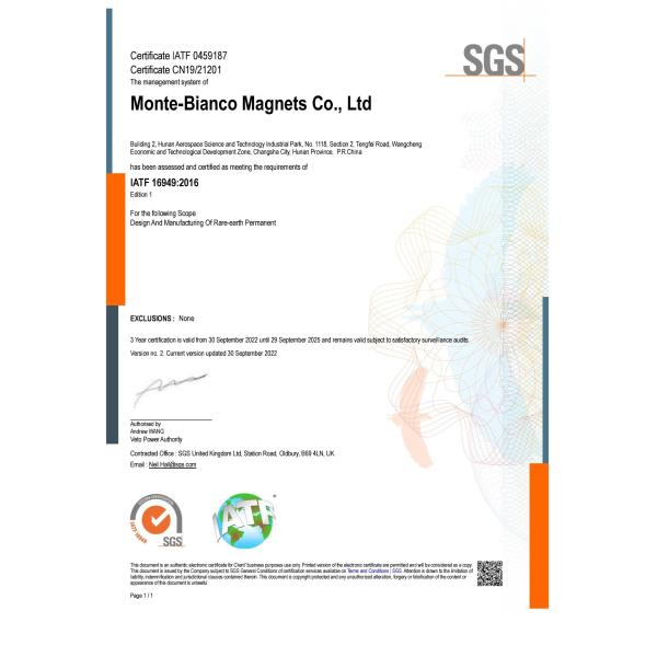 Monte-Bianco Magnets Co., Ltd.