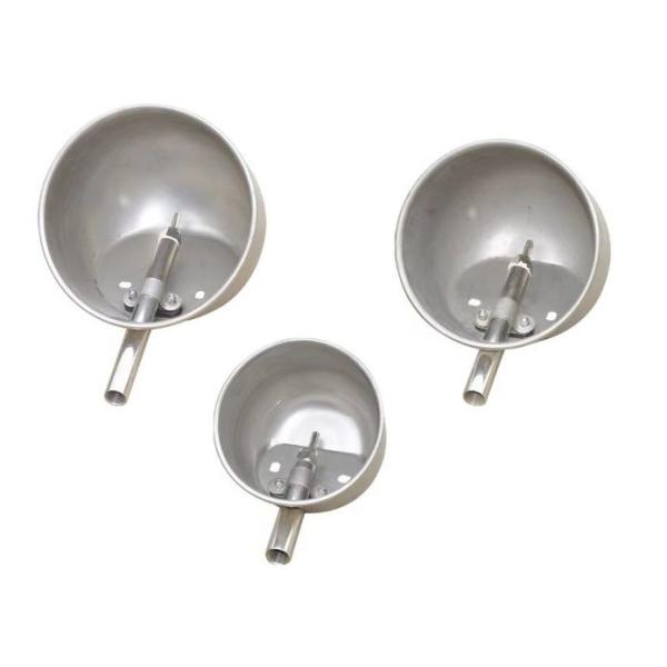 135mm 155mm bol d'eau de porc bol d'eau de bétail en acier inoxydable