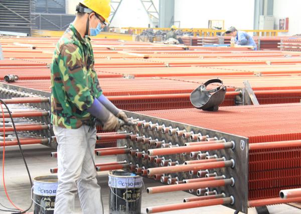 Seamless Pipes Boiler Economizer / Economiser In Thermal Power Plant Anti Abrasion