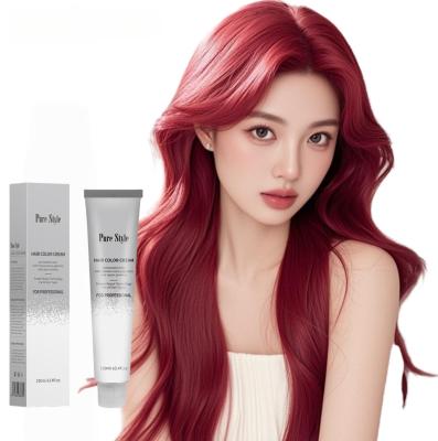 Philippines Herbal Natural Hair Color Cream Long Lasting 47 Colors For Salon OEM Available Hair Dye Factory