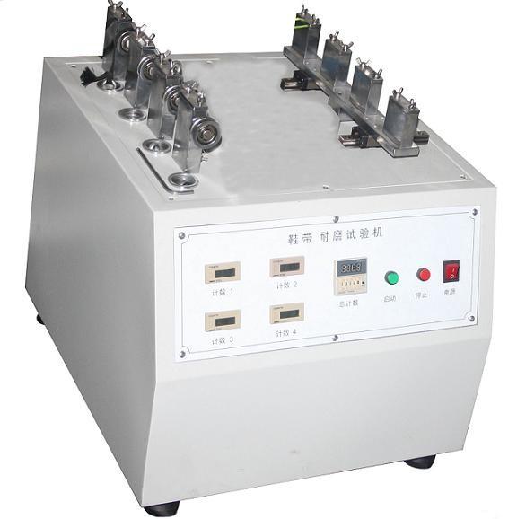 Abrasion Resistance Footwear Testing Equipment , Shoelace Abrasion Tester leather testing equipment