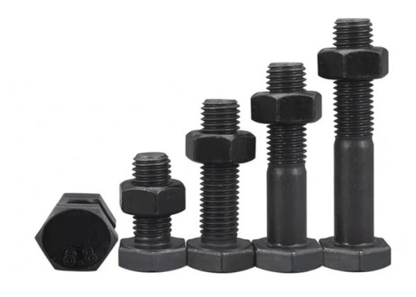 M6 seguem Huck Rail 10,9 parafusos que de aço inoxidável DIN934 galvanizou os parafusos de aço