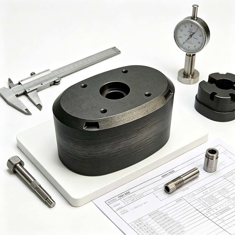 Custom CNC-Machined Grey Cast Iron HT200 Oval Enclosure Housing with Vibration-Dampening Performance and ±0.03-0.05mm Tolerance