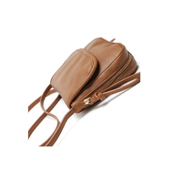 Crossbody PU Leather Shoulder Messenger Bag Zipper Closure For Women Ladies