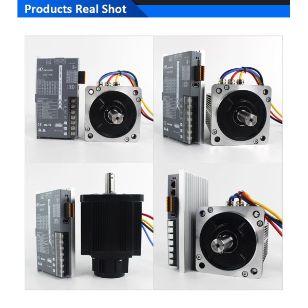 Lichuan DC Servo Motor Drivers Kit DS2-45P/R/C/E Low Voltage 6N.m 1500W /1.5KW DC48V 45A 2500RPM IP65
