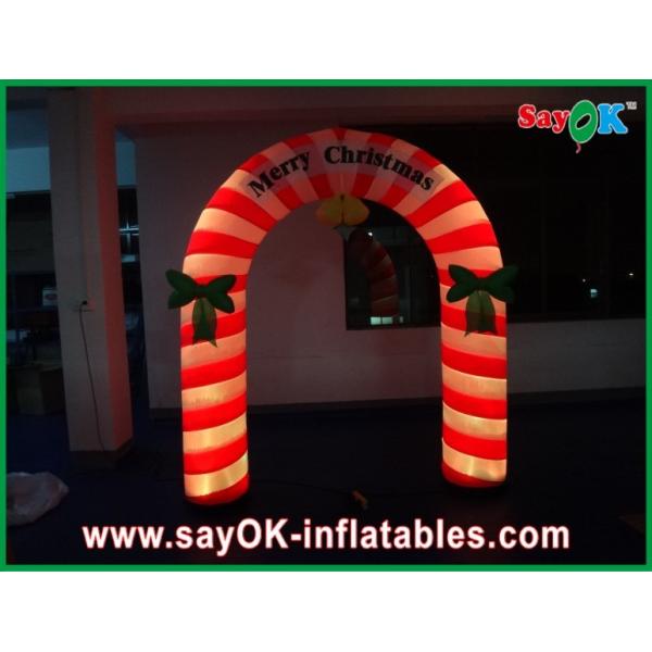9 Feet Holiday Decotations Lovely Inflatable Christmas Arch With Led Lights