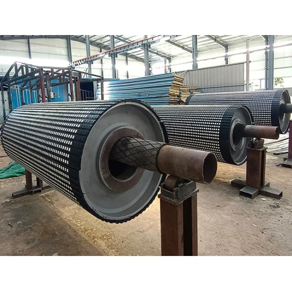 Belt Conveyor Drive Drum Pulley Lagging Ceramic Rubber Pulley Lagging Material