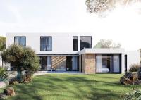 Certification ICC ES Maison préfabriquée de luxe de deux étages avec fenêtres à double vitrage