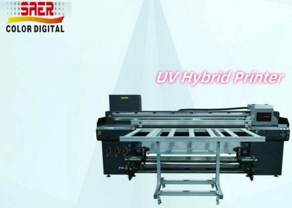 Warranty 1 Year Flatbed and Roll to Roll UV hybrid printer for Poster Banner Sticker Ceiling Film