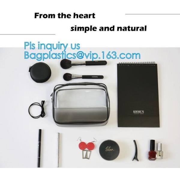 Макияжа PVC сумки мешка молнии держателя сумки мытья перемещения сумка большого ясная косметическая, макияж pvc прозрачной пластмассы молнии