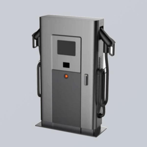 Double Guns 180KW Floor Mounted EV Charger With OCPP Lightning Protection