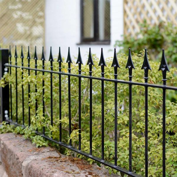 Garden Spearhead Fence Panels Tubular Steel Fence Galvanized Welded Wire Outdoor Metal 358