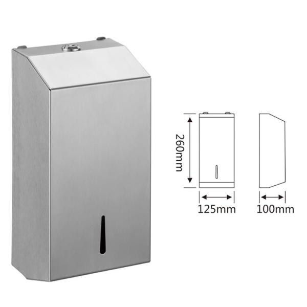 Commercial Stainless Steel Toilet Paper Dispenser Brushed Nickel Polished Chrome Finish