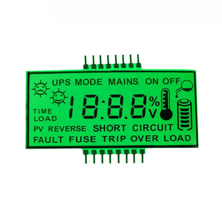 HTN Electric Meter LCD Display High Visibility 55x25mm Segment Display with