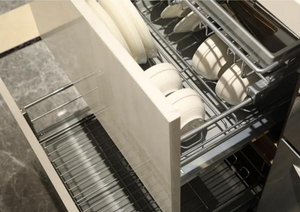 Tailored Stainless Steel Kitchen Wood Cabinets Modern Kitchen Cabinet Easy Installation