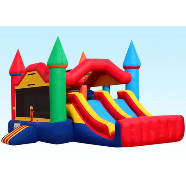 Party City Inflatable Bouncer Combo , Inflatable Bounce House Dual Castle