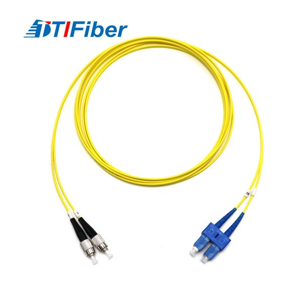 9/125 G652D  G657A SC/UPC-FC/UPC Duplex Singlemode Fiber OPtic Patchcord