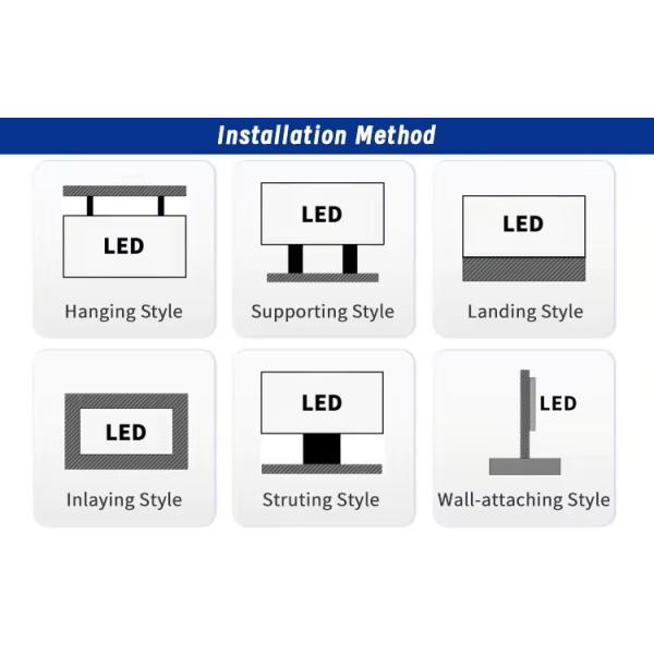 Сплавленный алюминиевый экран HD LED видеодисплей Внутренний P3 3840HZ Экран Большой размер