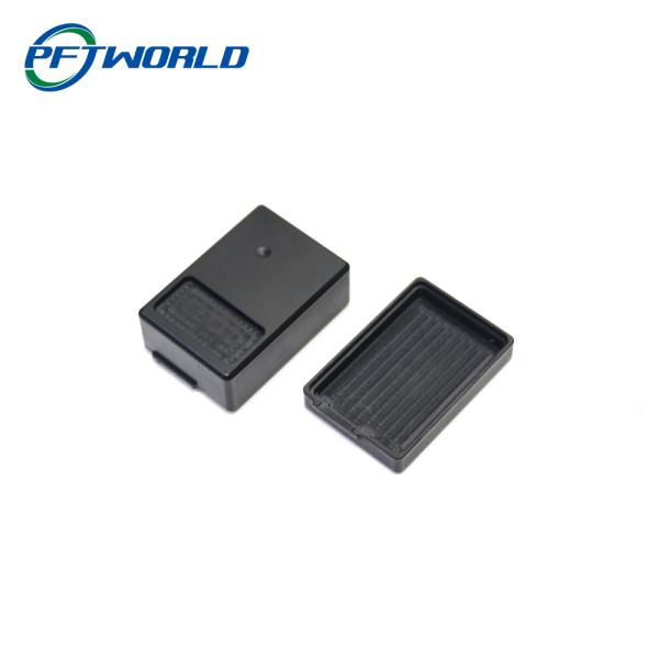 Peças da modelação por injeção, caixa personalizada do ABS, acessórios pretos