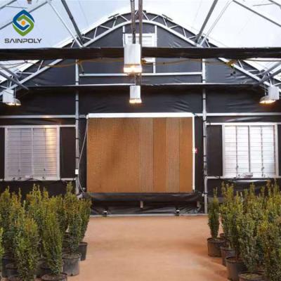 9.6m Automated Commercial Blackout Greenhouse ​For Mushroom