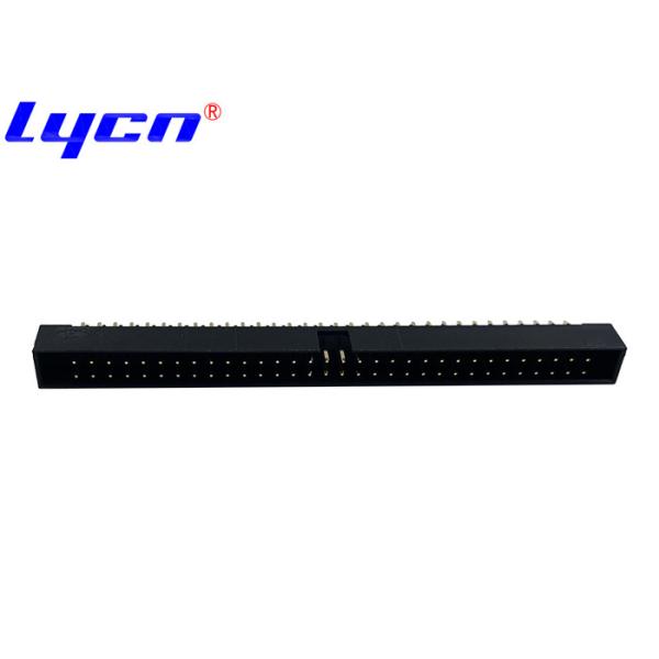 1.27mm Communication Box Header Connector DIP Black For PCB Board