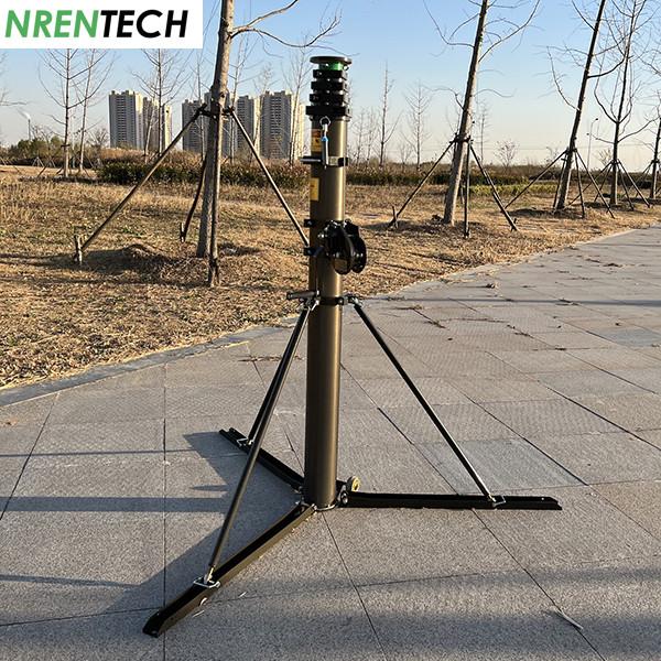 6m aluminum manual operation telescopic mast NR-M1700-6000 telescoping mast, antenna mast, CCTV mast