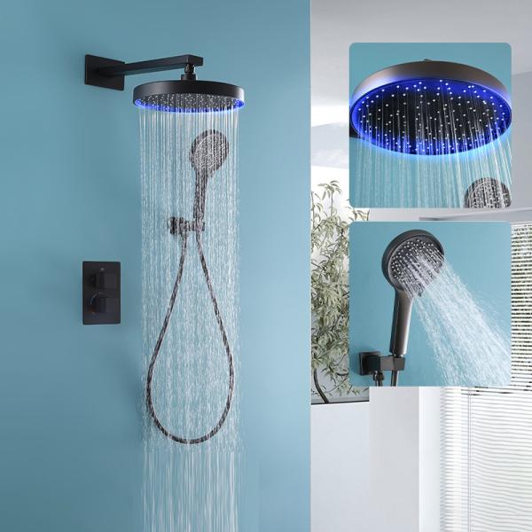 Anti Scald All Copper Embedded Faucet Shower Head Set ‎‎Brass Stainless Steel