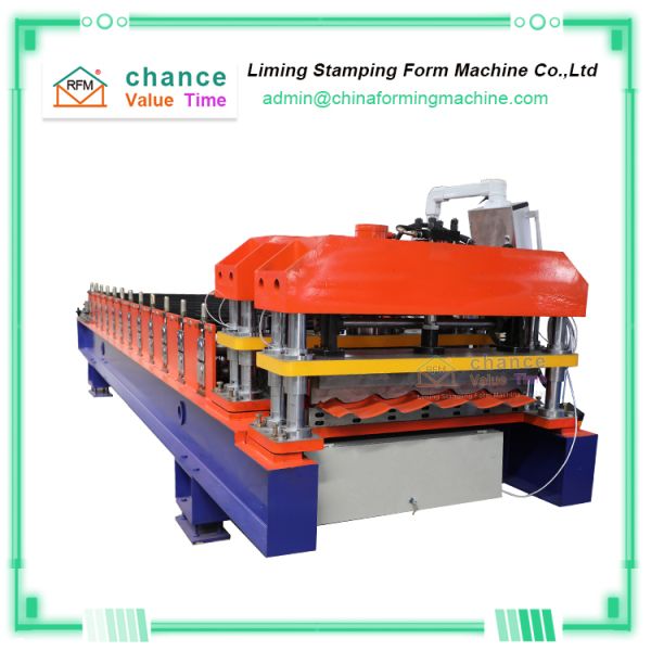 Automatic Glazed Tile Metal Steel Cold Roll Roof Panel Forming Machine