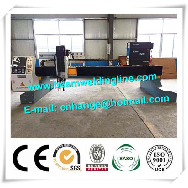 CNC Plasma Cutting Machine In H Beam Welding Line , Plasma Flame Cutting Machine