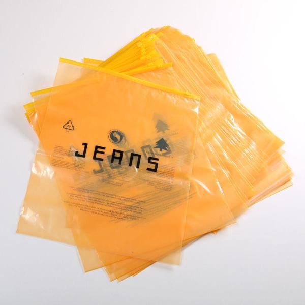 Zipper Clothes Packaging Frosted Plastic Ziplock Bag PE Zip Lock Packaging Bag With Your Logo For Apparel Packaging