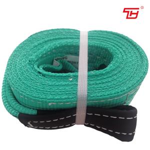 Poliéster Tow Strap Capacity pesado 1T 20T do ato de agarrar da emergência do