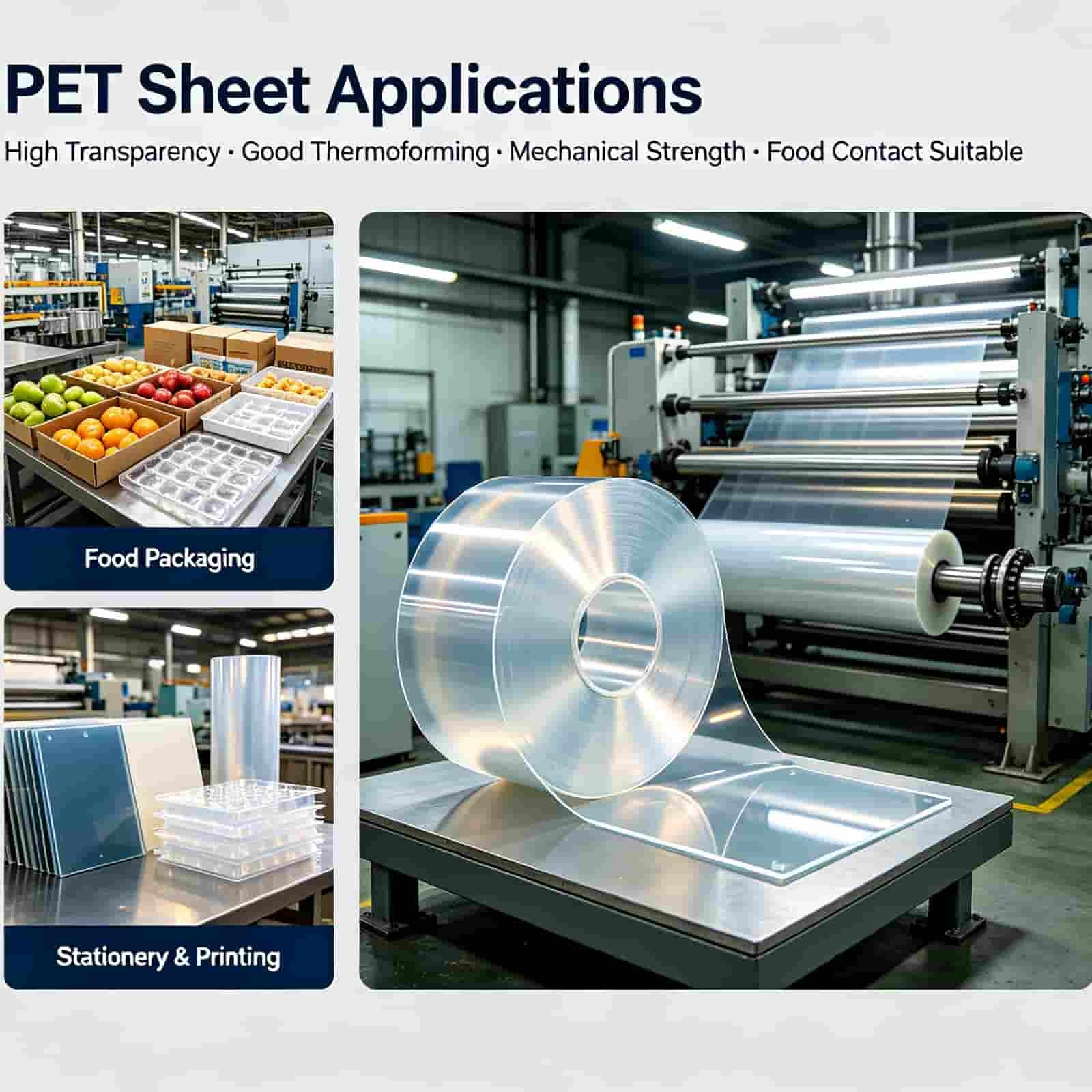 GWELL Twin Screw PET Sheet Extrusion Line No Crystallization Drying APET RPET PETG Thermoforming Sheet Making Machine for Food Blister Packaging