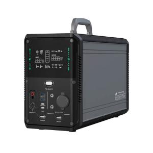 1500w 1380Wh Portable Outdoor Solar Generator For Camping Home Emergency Power