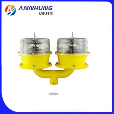 Solar Aviation Obstruction Light ICAO Solar High Buliding Warning Lights L810 Double Obstacle Light