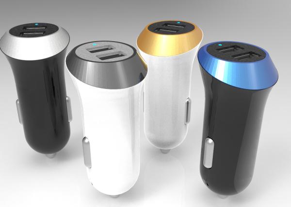 High Current Lightning Cable Car Charger Short Protection For Driving Recorder