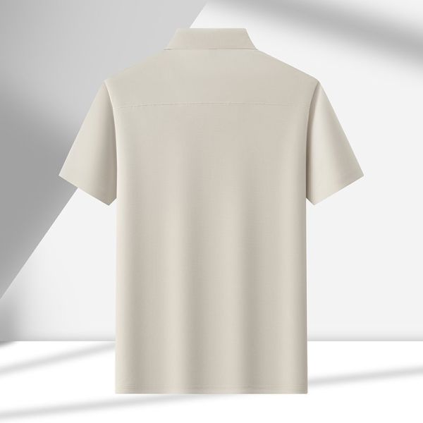 1730 Summer Hot Item 170g 89% Nylon 11% Spandex Fashionable Versatile Men's Polo Shirt