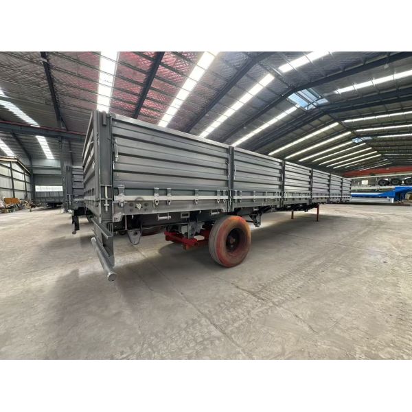 Pallet Transport Sidewall Semi Trailer  Cargo Container Trailer The side panels can be lowered