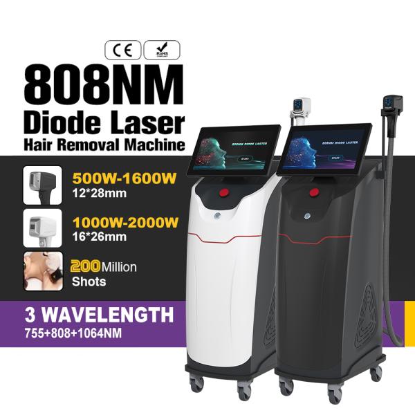 New Technology Hair Removal laser Machine 500-1600W 808NM Diode Laser OEM Lazer Hair Remover Beauty Equipment Factory