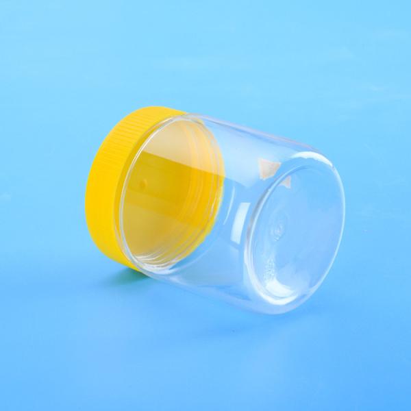 Embossed Clear Plastic Screw Top Containers