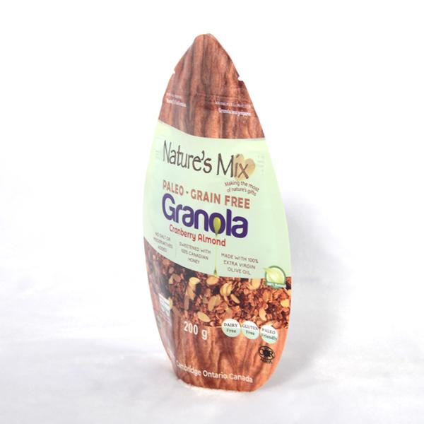 Round Shaped Pouch Mylar Food Packaging Bag Special Shape Plastic Material Eco Friendly