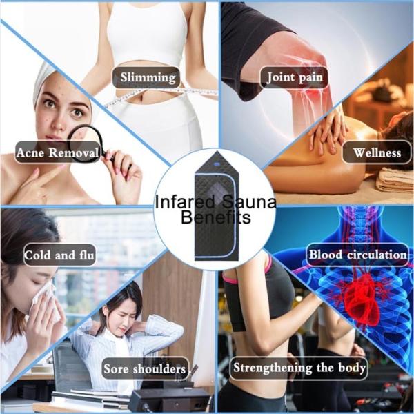 Шатер сауны портативной машинки ткани ультракрасный, складной шатер сауны