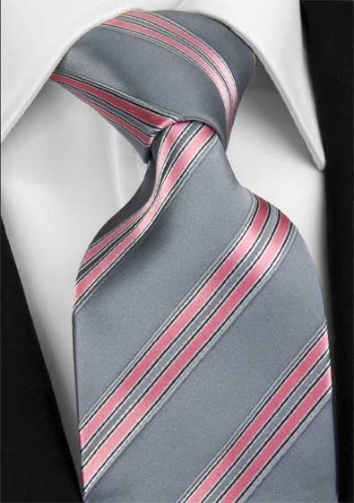Business typed 100% silk woven tie for men