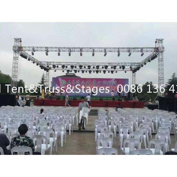 DIY 6802-T6 / 6061-T6 Line Array Arch Aluminium Stage Truss 500-1500kg Loading