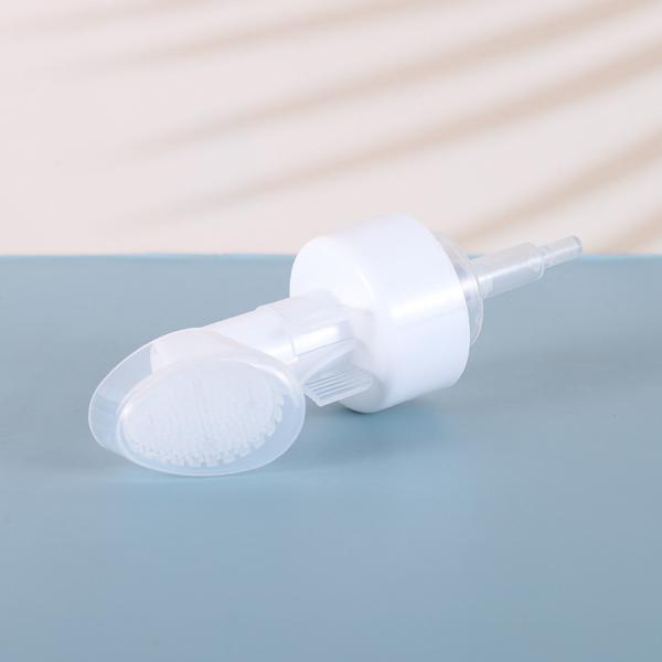 43 мм пенная лицевая щетка Силиконовая лицевая щетка Чистка лица щетка для мягкой эпиляции